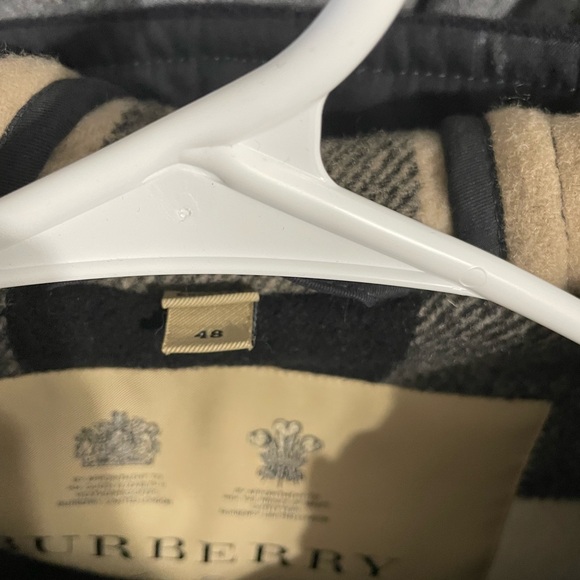Burberry Plaid Coat